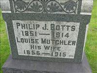 Botts, Philip J. and Louise (Mutchler)